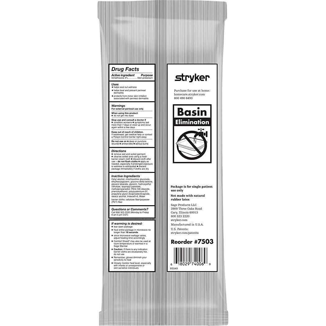 Toallitas Barrier Stryker Sage Comfort Shield 8pk