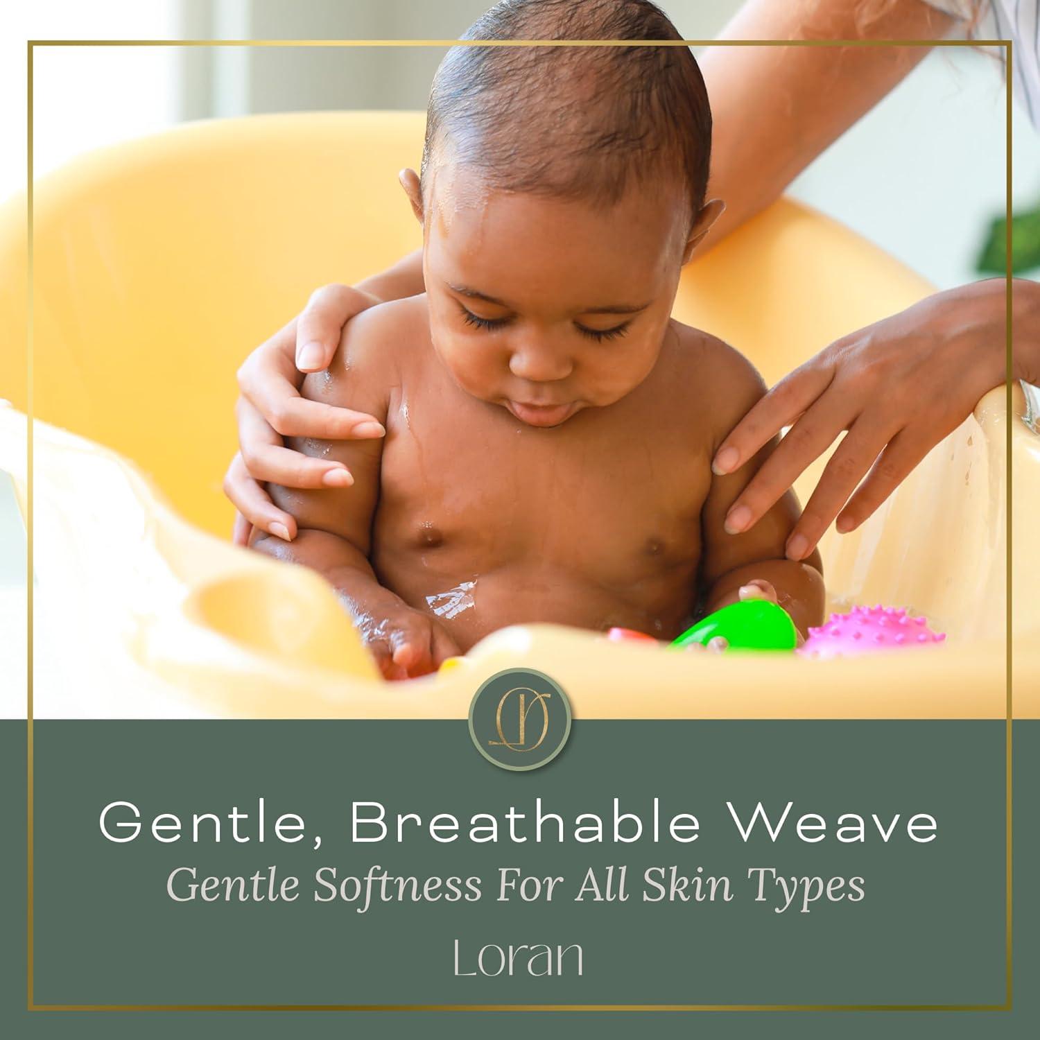 Juego de 6 Toallas de Mano Loran Salvia 25.4 cm Ultra Suaves