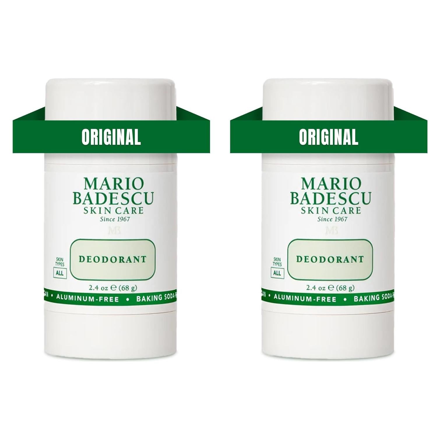 Desodorante Sin Aluminio Mario Badescu 68g x 2 | Sin Parabenos