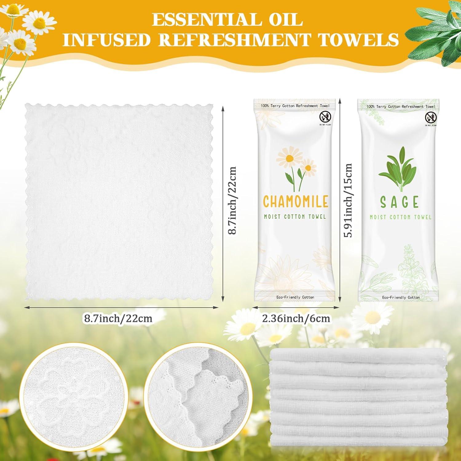 Toallitas Húmedas Aromatizadas Timgle 50 Pcs Algodón 22x22cm