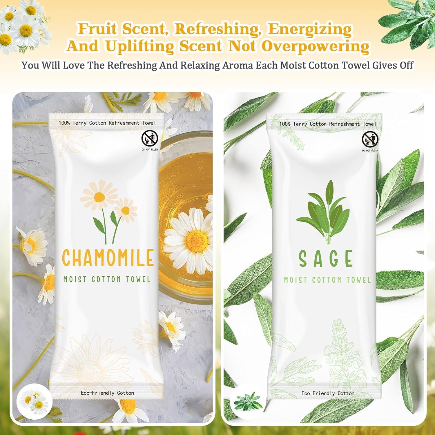 Toallitas Húmedas Aromatizadas Timgle 50 Pcs Algodón 22x22cm