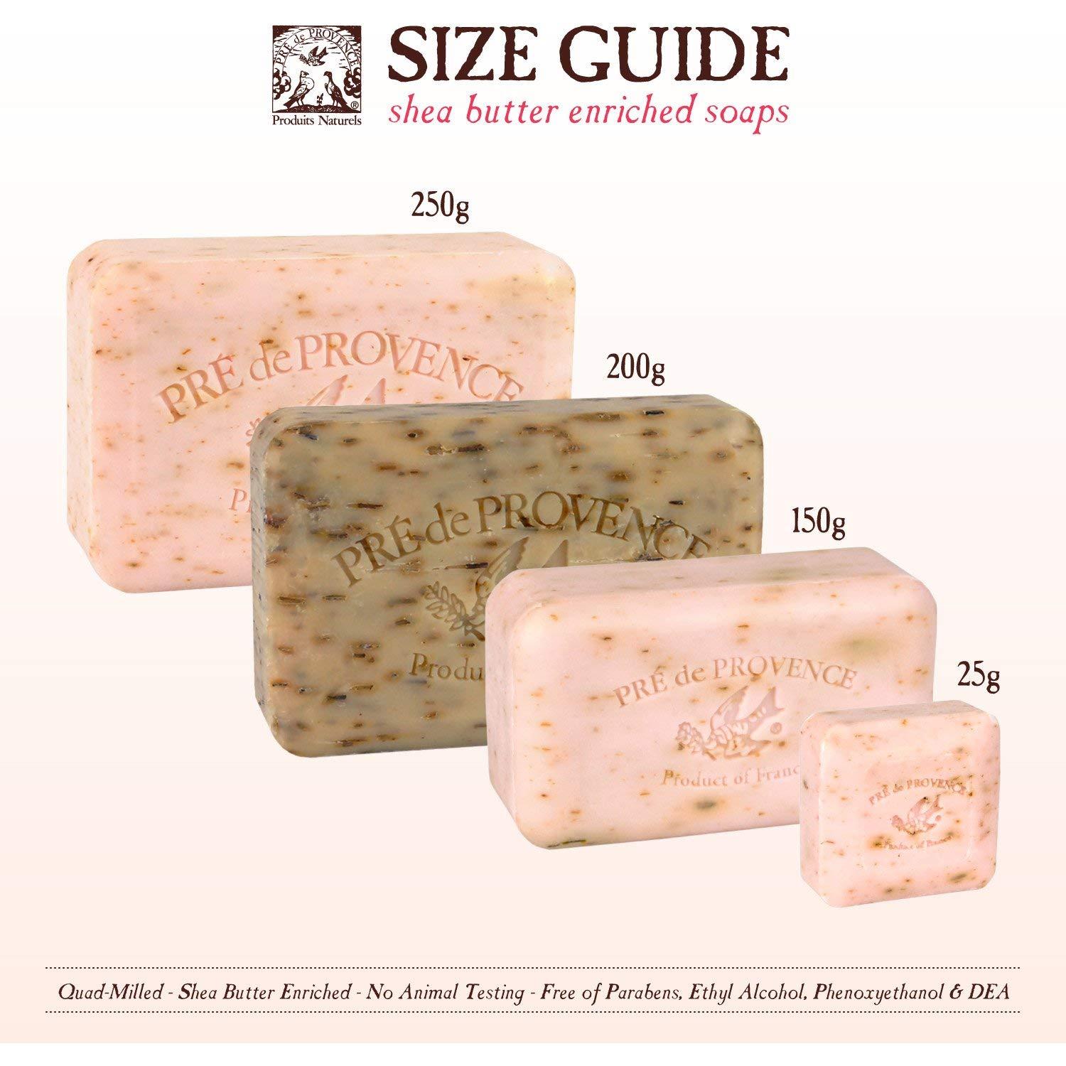 Jabón Artesanal Pre de Provence Rosa 249g - Manteca de Karité