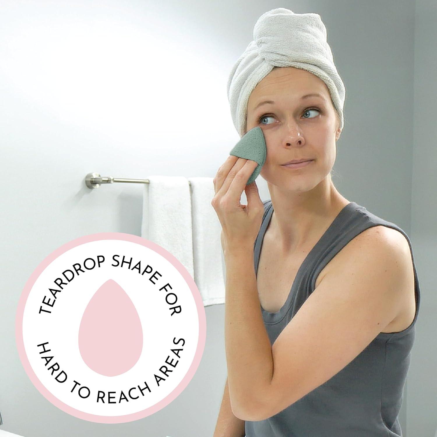 Esponjas Exfoliantes Faciales S&T INC. - 2 Piezas 6.6x9.9 cm