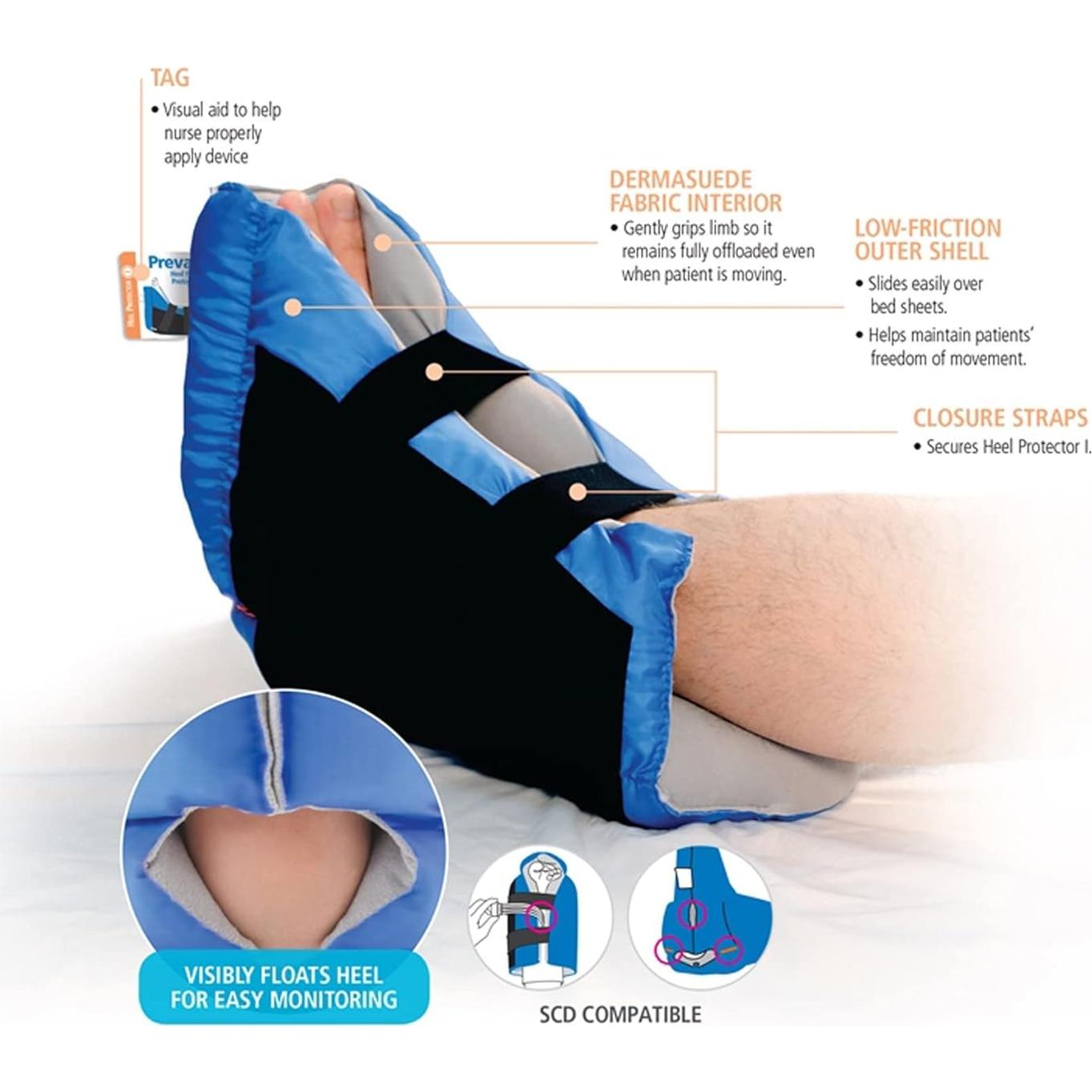 Protector de Talón Prevalon Sage - 8 Unidades - Alivio de Presión