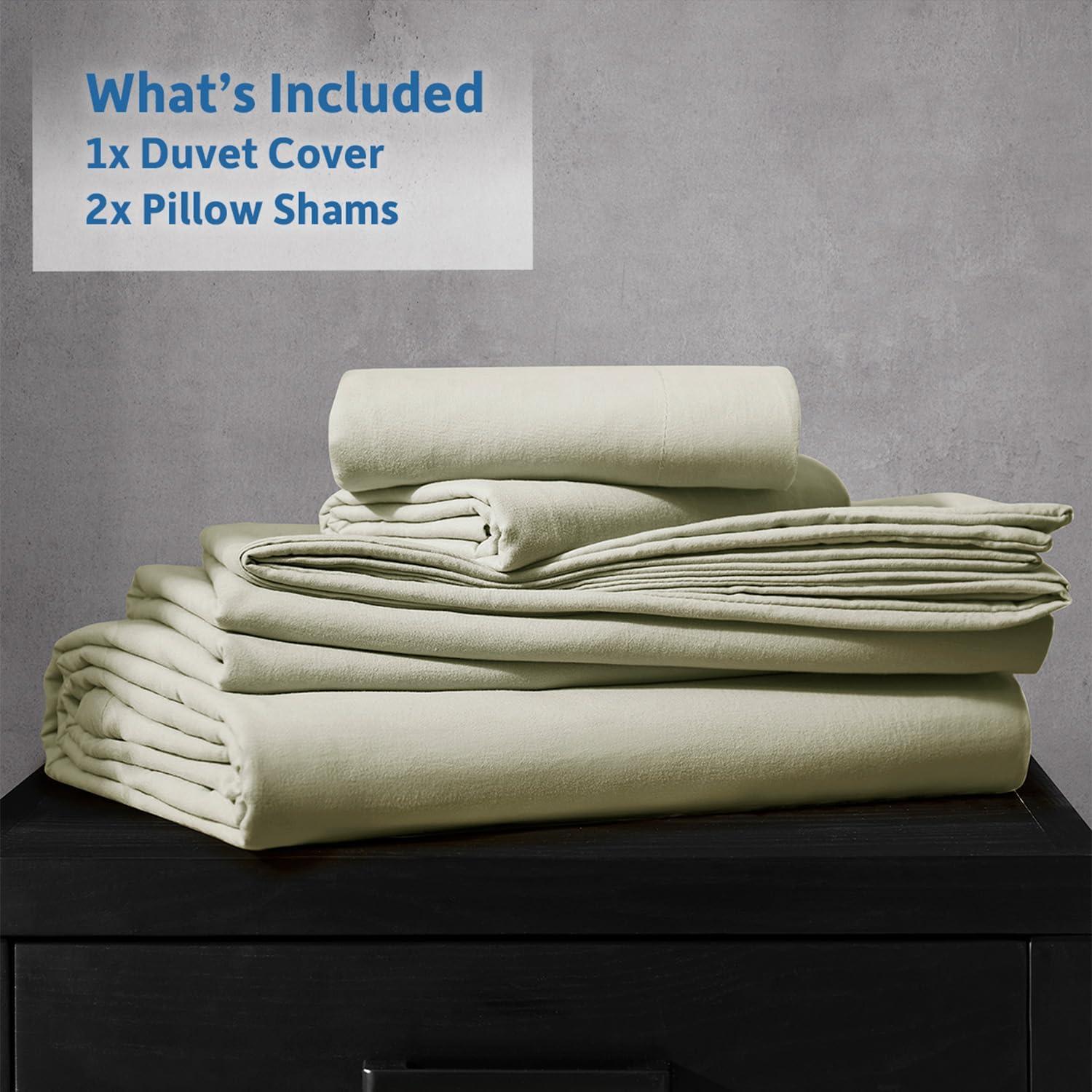 Funda de Edredón Nestl Sage Claro Queen 3 Piezas Microfibra