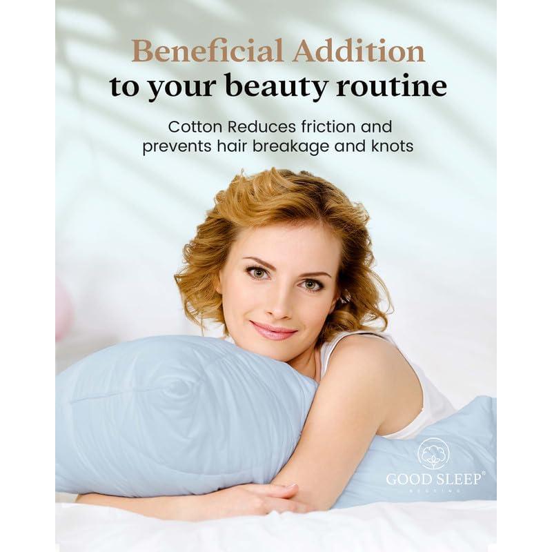 Juego de 4 Fundas de Almohada Reina Good Sleep 800 TC Algodón Egipcio