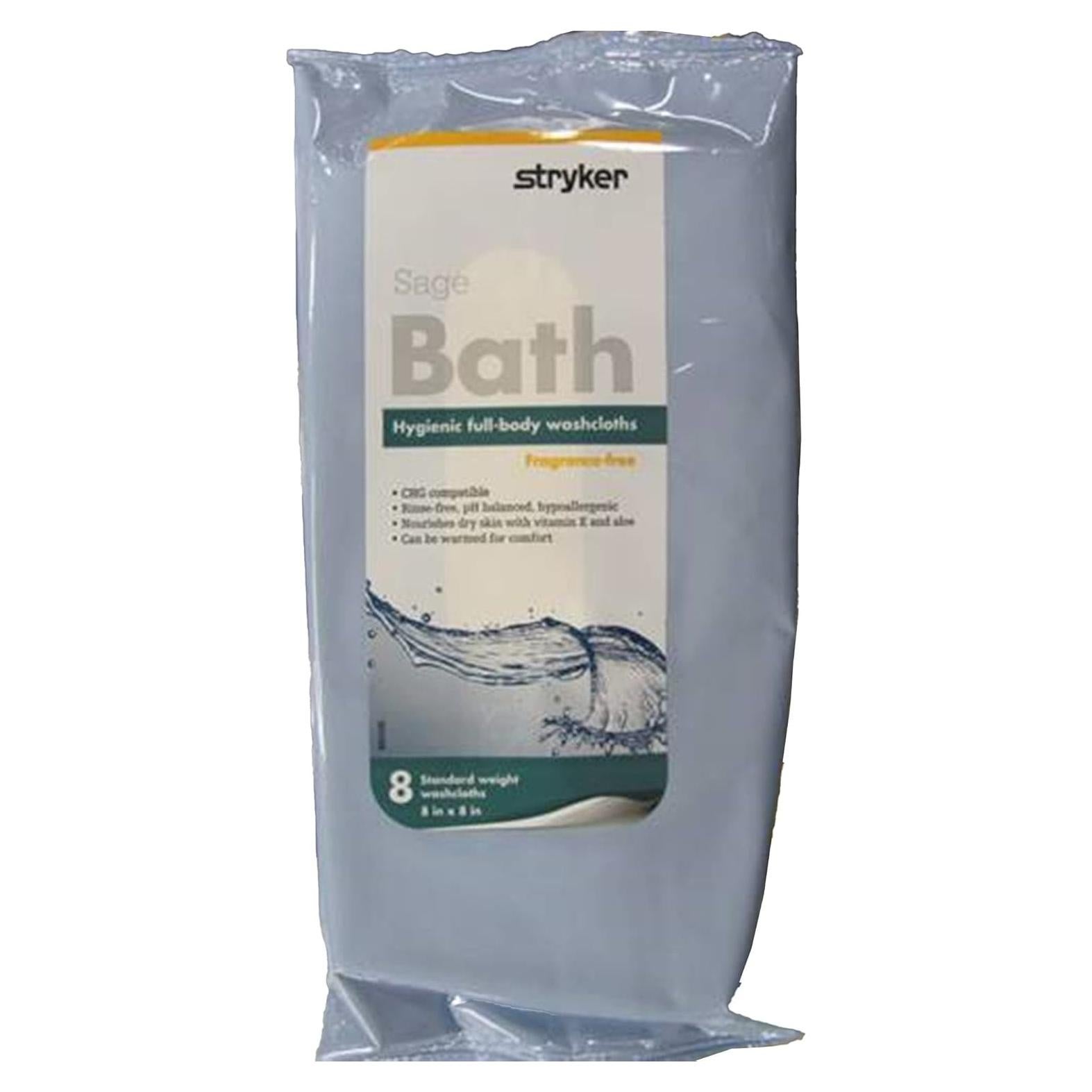Toallitas Limpiadoras Sage Bath 7989 Sin Fragancia - 8 Unidades