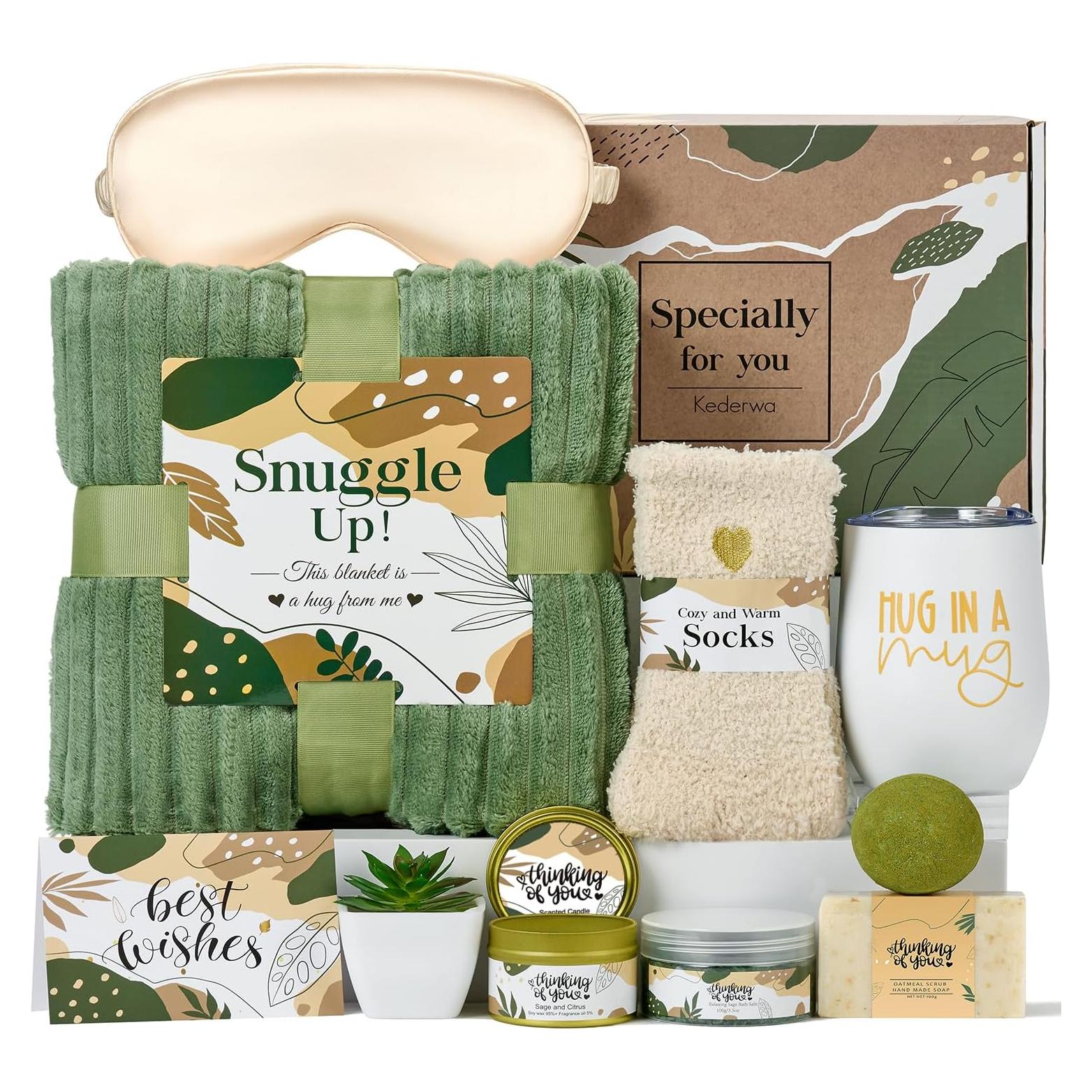 Canasta de Regalo de Cuidado Personal Kederwa - Spa Relajante