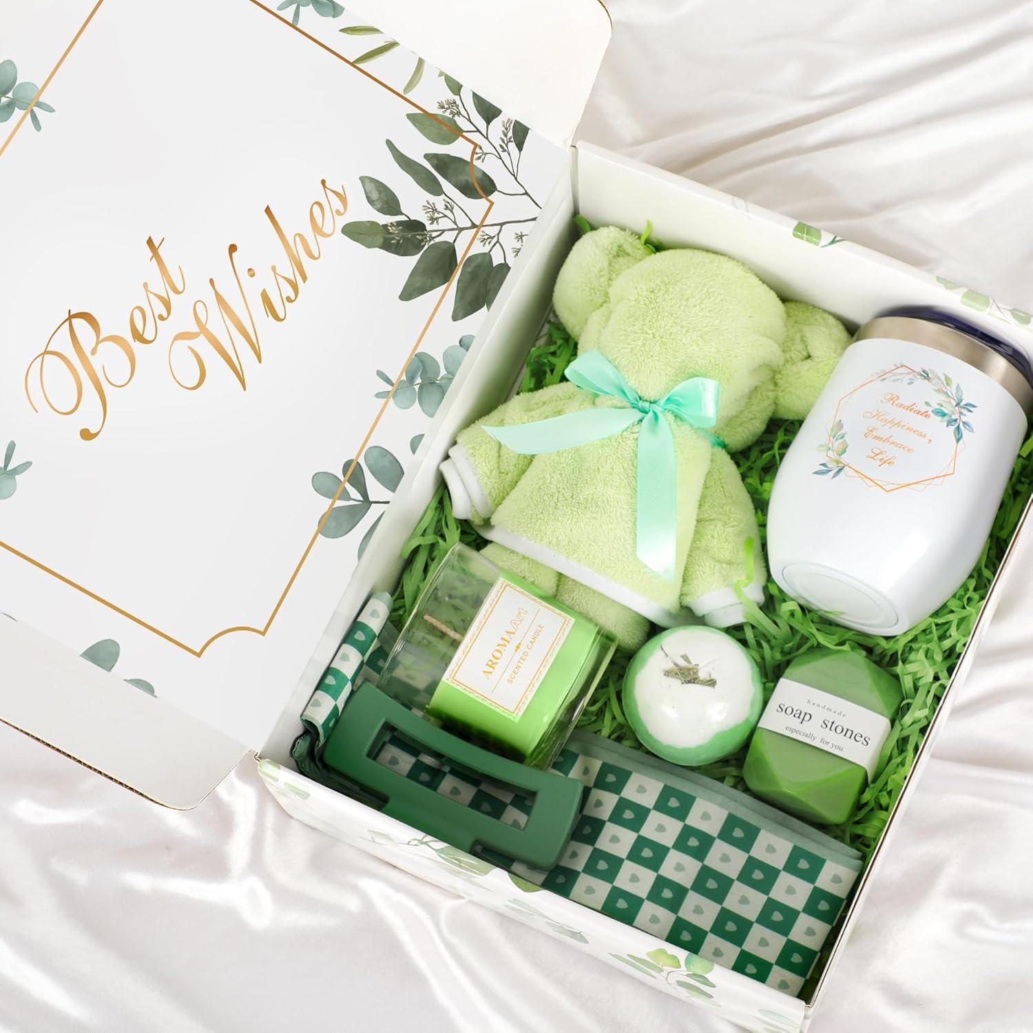 Cesta de Regalo de Spa POMINEL para Mujeres Eucalipto 11 Piezas