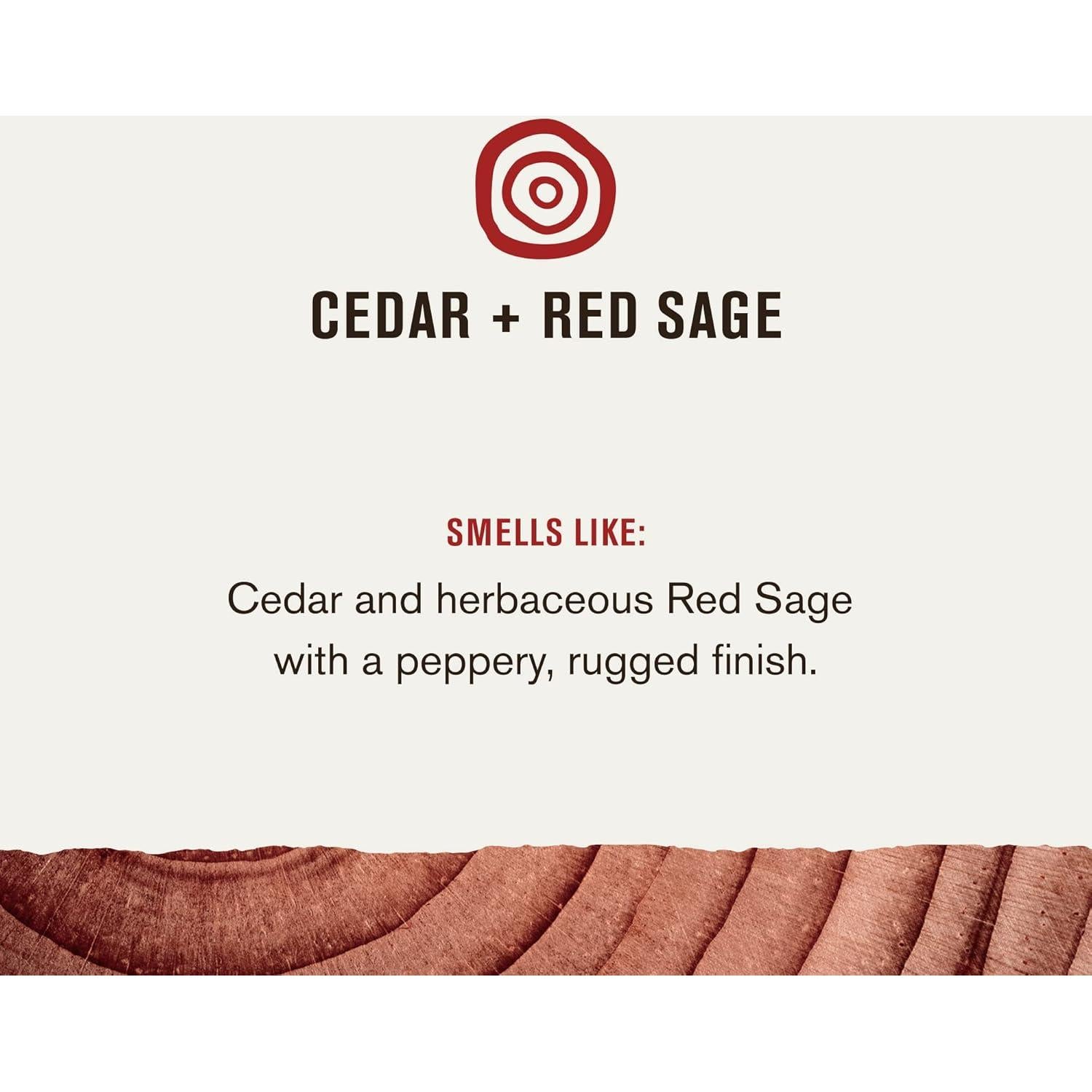 Set de Regalo Every Man Jack para Hombres - Gel de Ducha, Champú 2 en 1, Desodorante y Limpiador Facial - Aroma Cedro y Salvia Roja