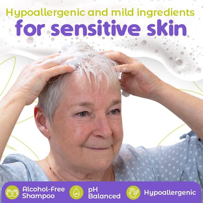 Champú Sin Enjuague Nurture Valley - 3 Botellas 240ml - Lavanda Pepino Salvia