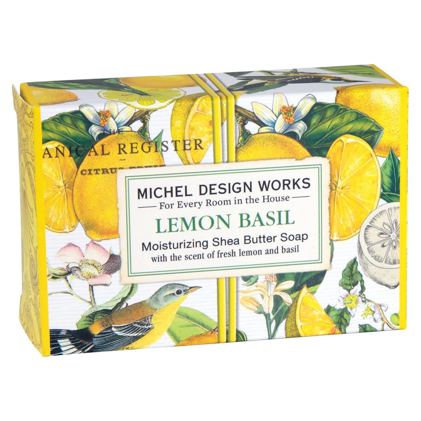 Jabón de Manteca de Karité Michel Design Works 127g Limón Albahaca