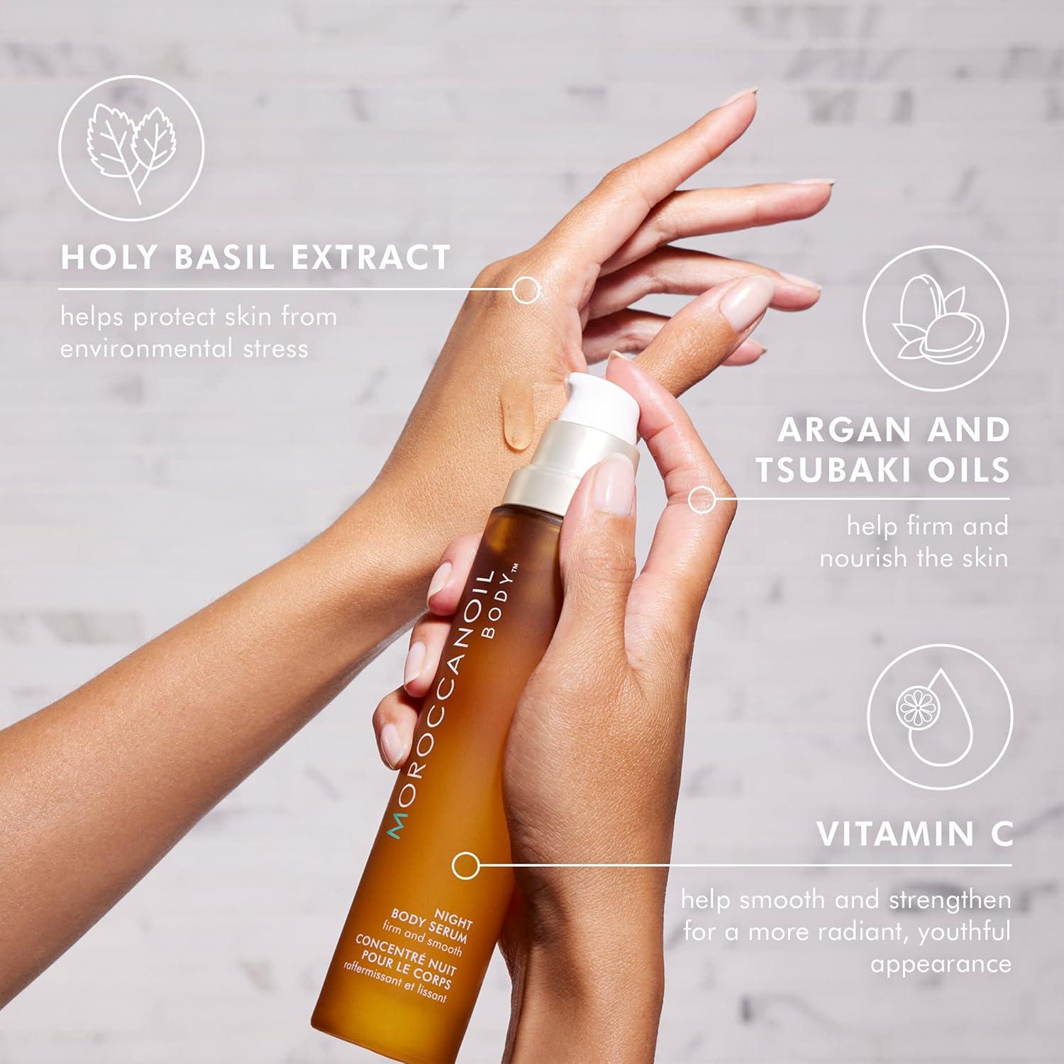 Suero Corporal Nocturno Moroccanoil 100 ml - Reafirmante y Suavizante