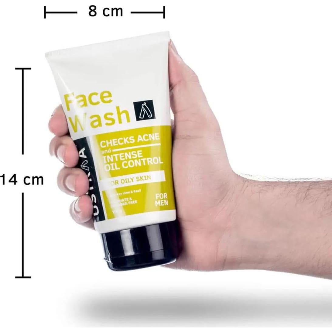 Limpiador Facial Ustraa 100g para Piel Grasa con Lima y Albahaca