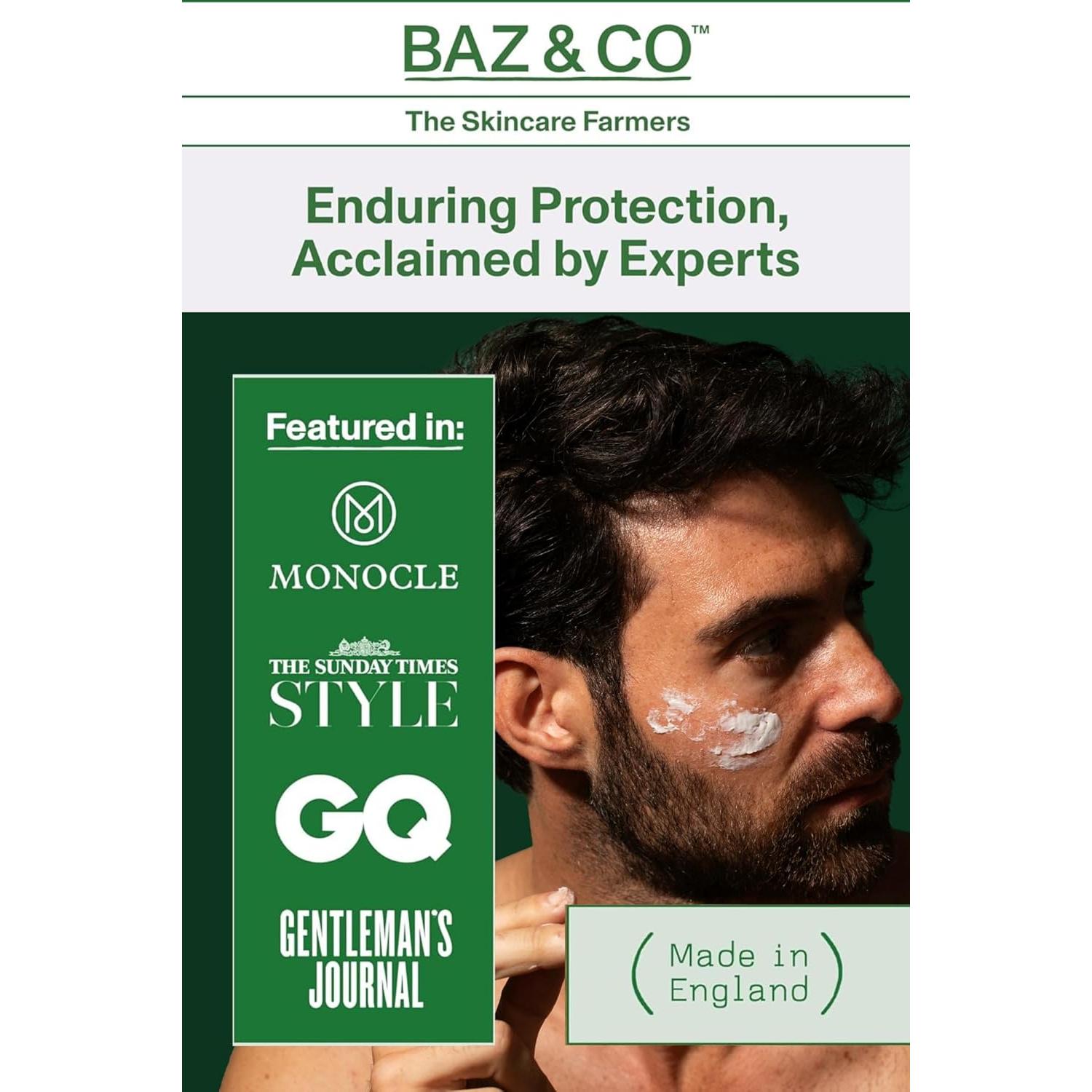 Crema Hidratante Facial para Hombres BAZ & CO 50 ml