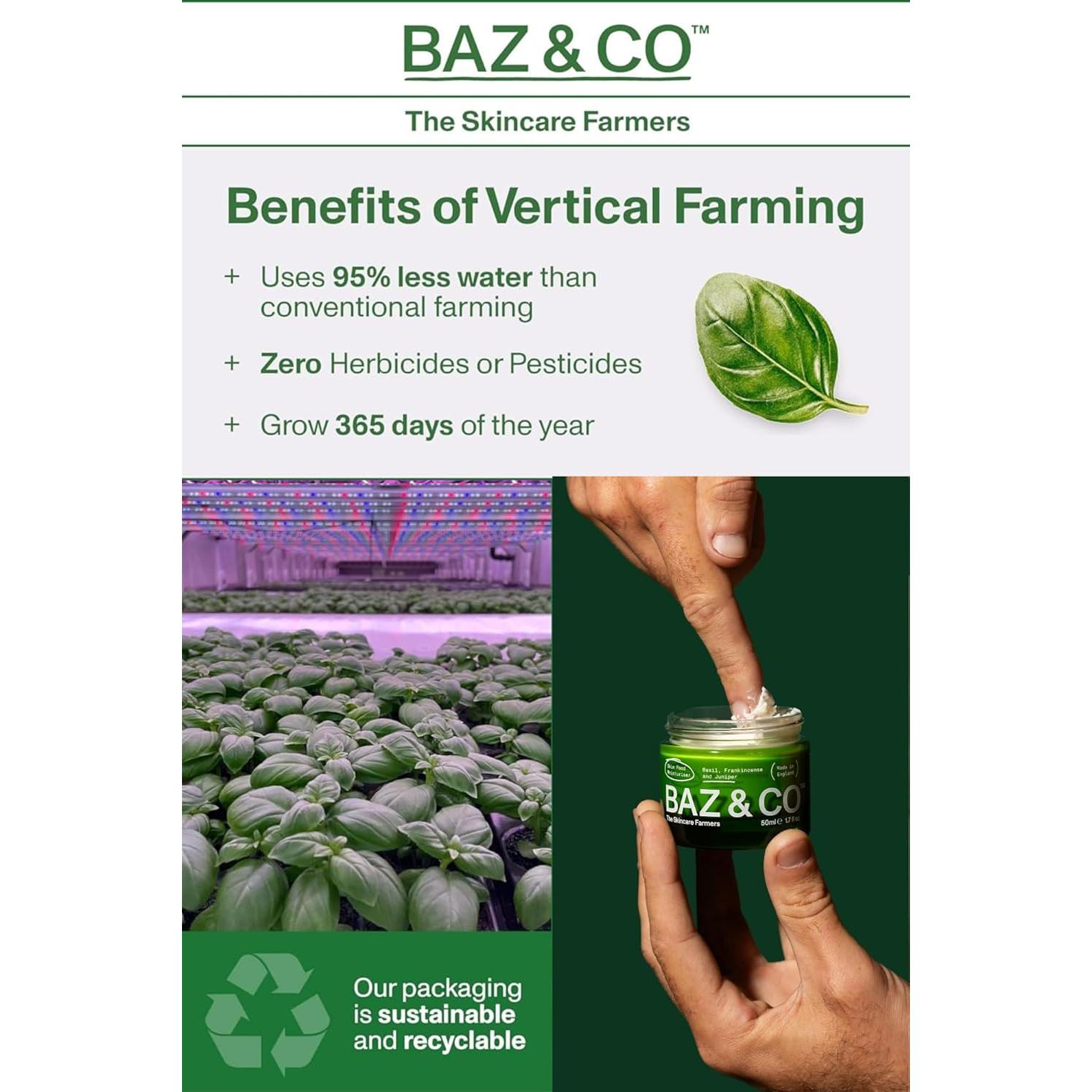 Crema Hidratante Facial para Hombres BAZ & CO 50 ml