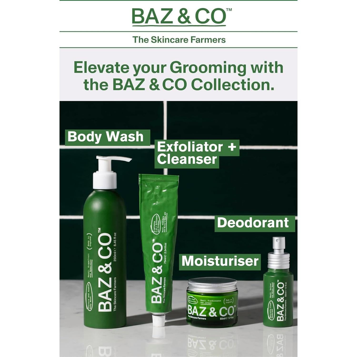 Crema Hidratante Facial para Hombres BAZ & CO 50 ml