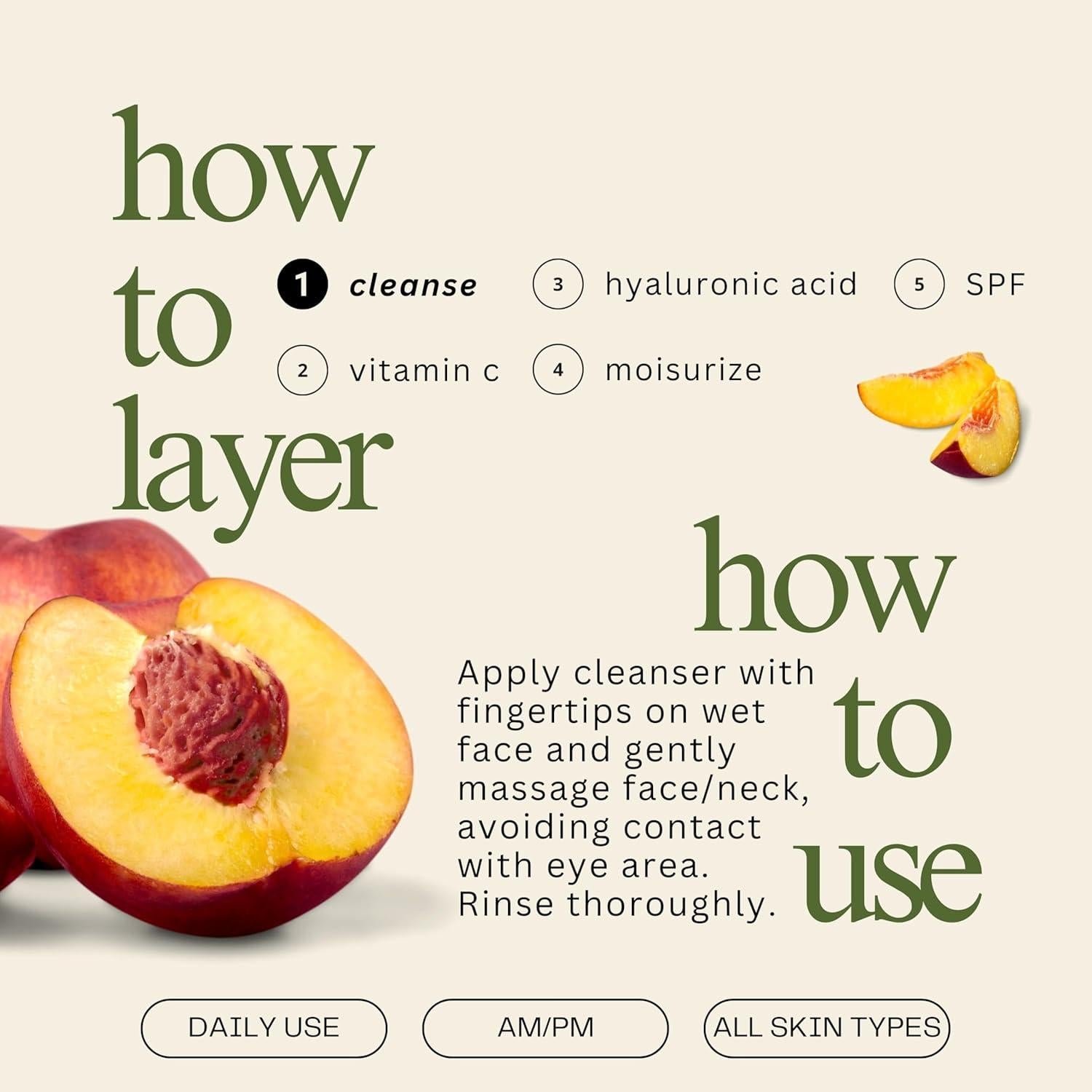 Limpiador Facial Vitamina C Mudita Earth 118 ml - Sin Sulfatos