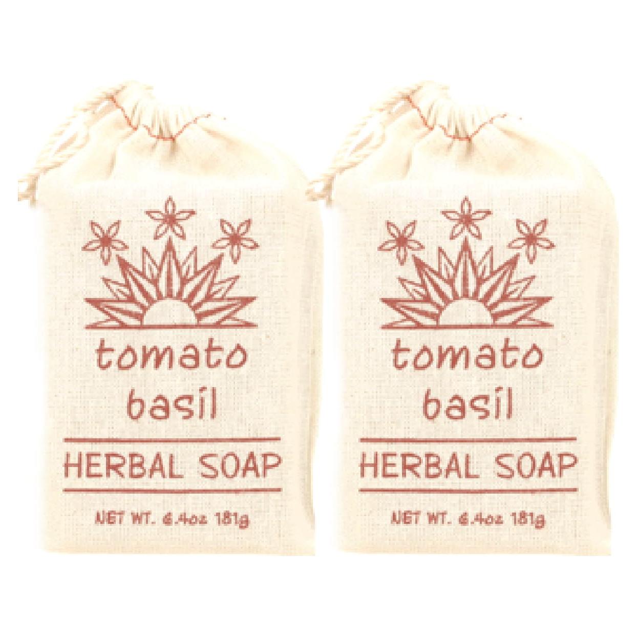 Jabones Herbales Greenwich Bay Albahaca de Tomate x2 368g