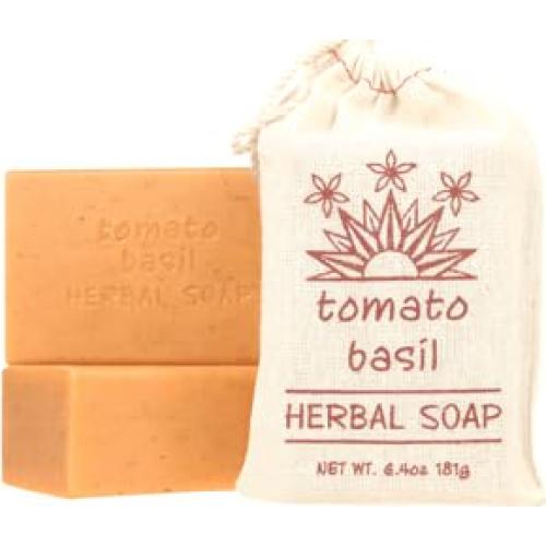 Jabones Herbales Greenwich Bay Albahaca de Tomate x2 368g