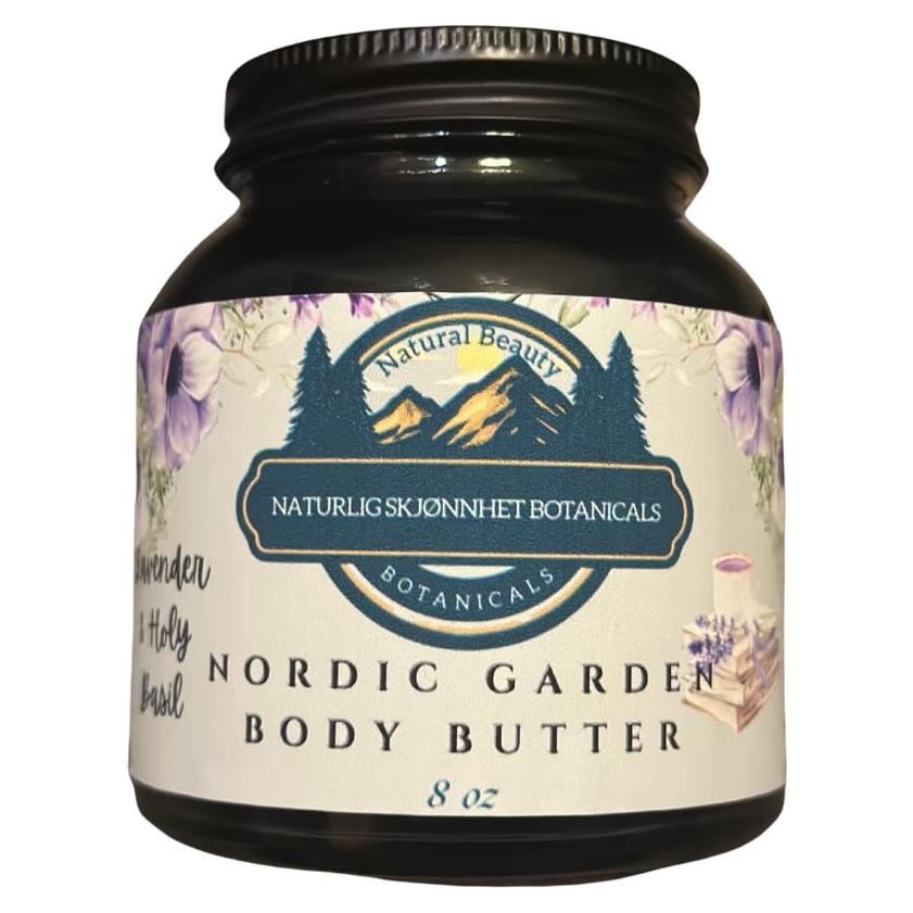 Manteca Corporal Natural Sebo 227g Albahaca Sagrada y Lavanda