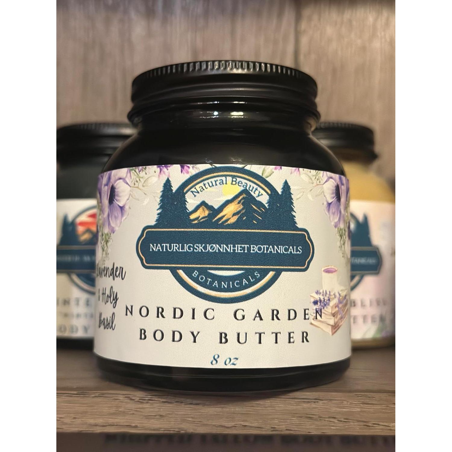 Manteca Corporal Natural Sebo 227g Albahaca Sagrada y Lavanda