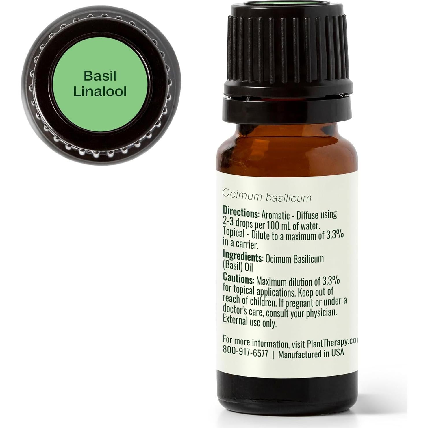 Aceite Esencial de Albahaca Linalool 10 mL Plant Therapy