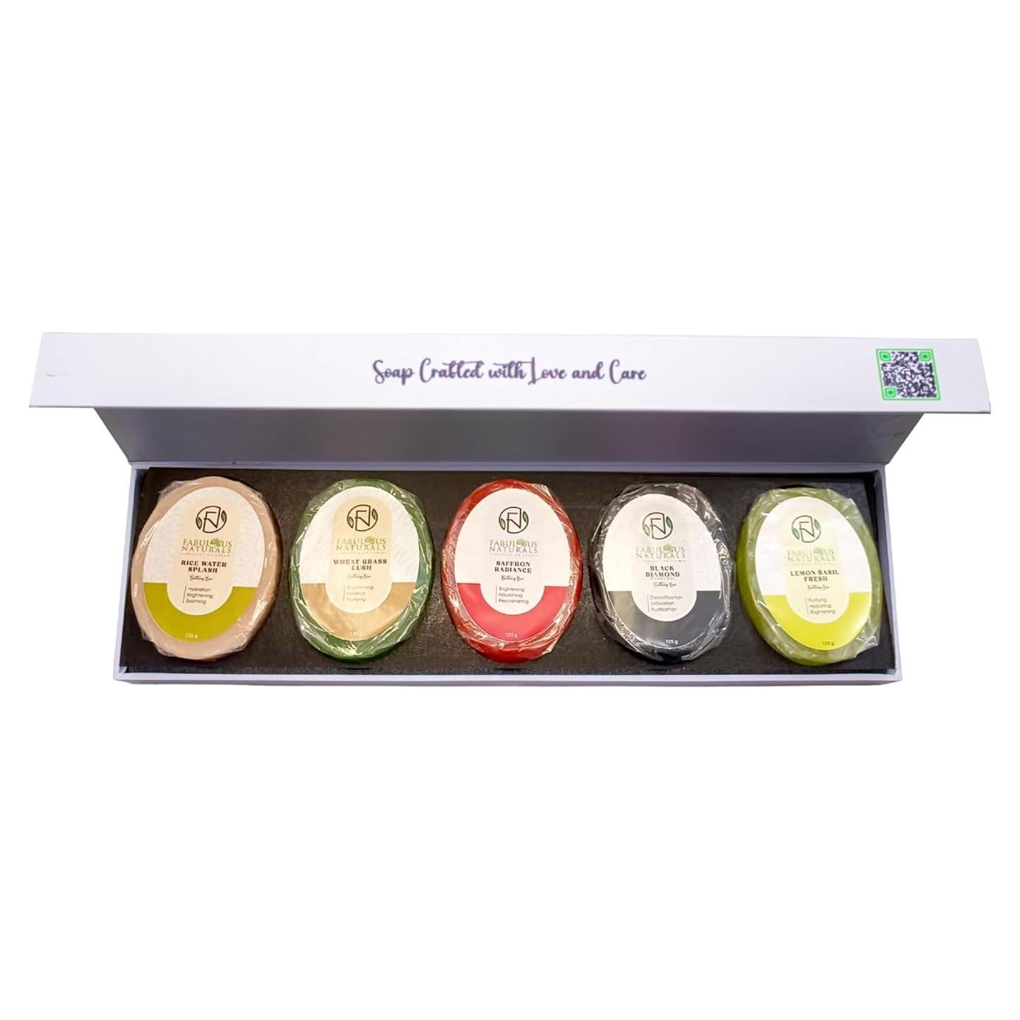 Kit de Jabones Herbales Savon - 5 Jabones 100g para Todo Tipo de Piel