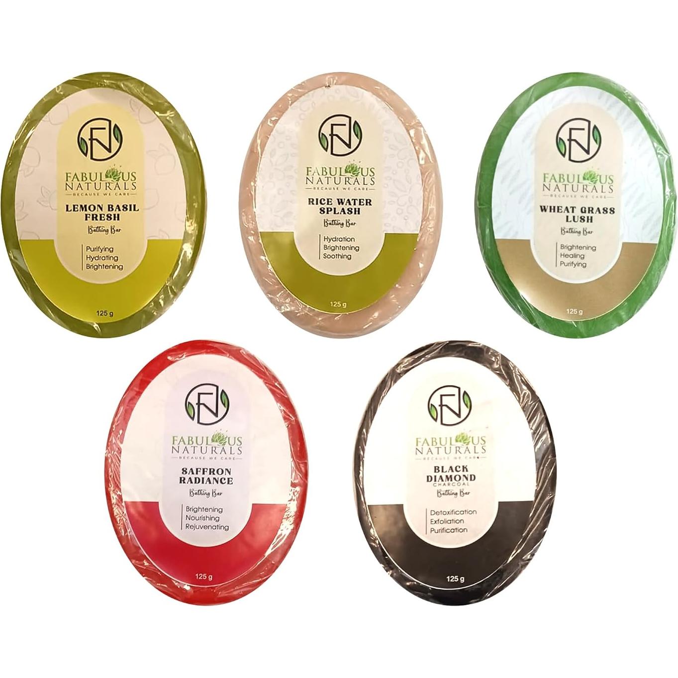 Kit de Jabones Herbales Savon - 5 Jabones 100g para Todo Tipo de Piel