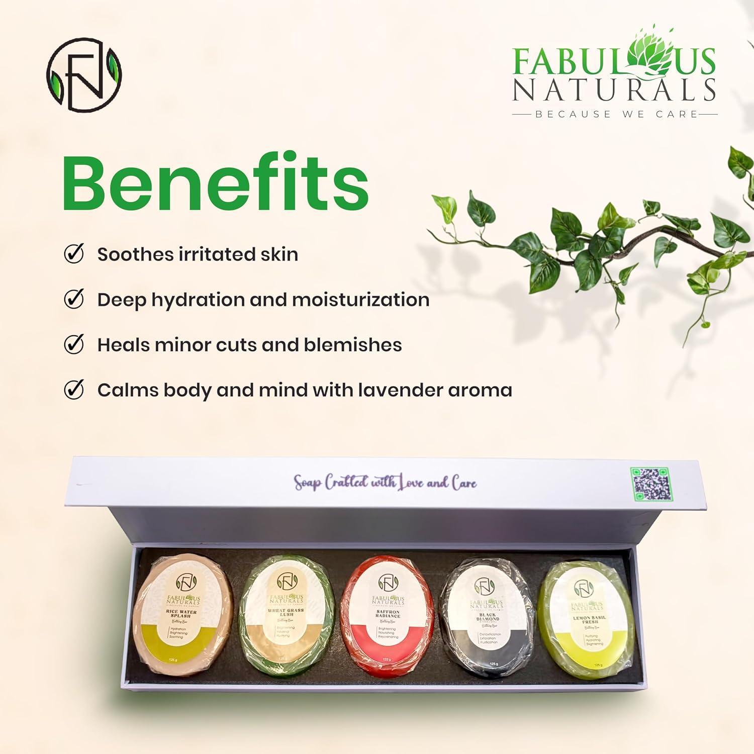 Kit de Jabones Herbales Savon - 5 Jabones 100g para Todo Tipo de Piel