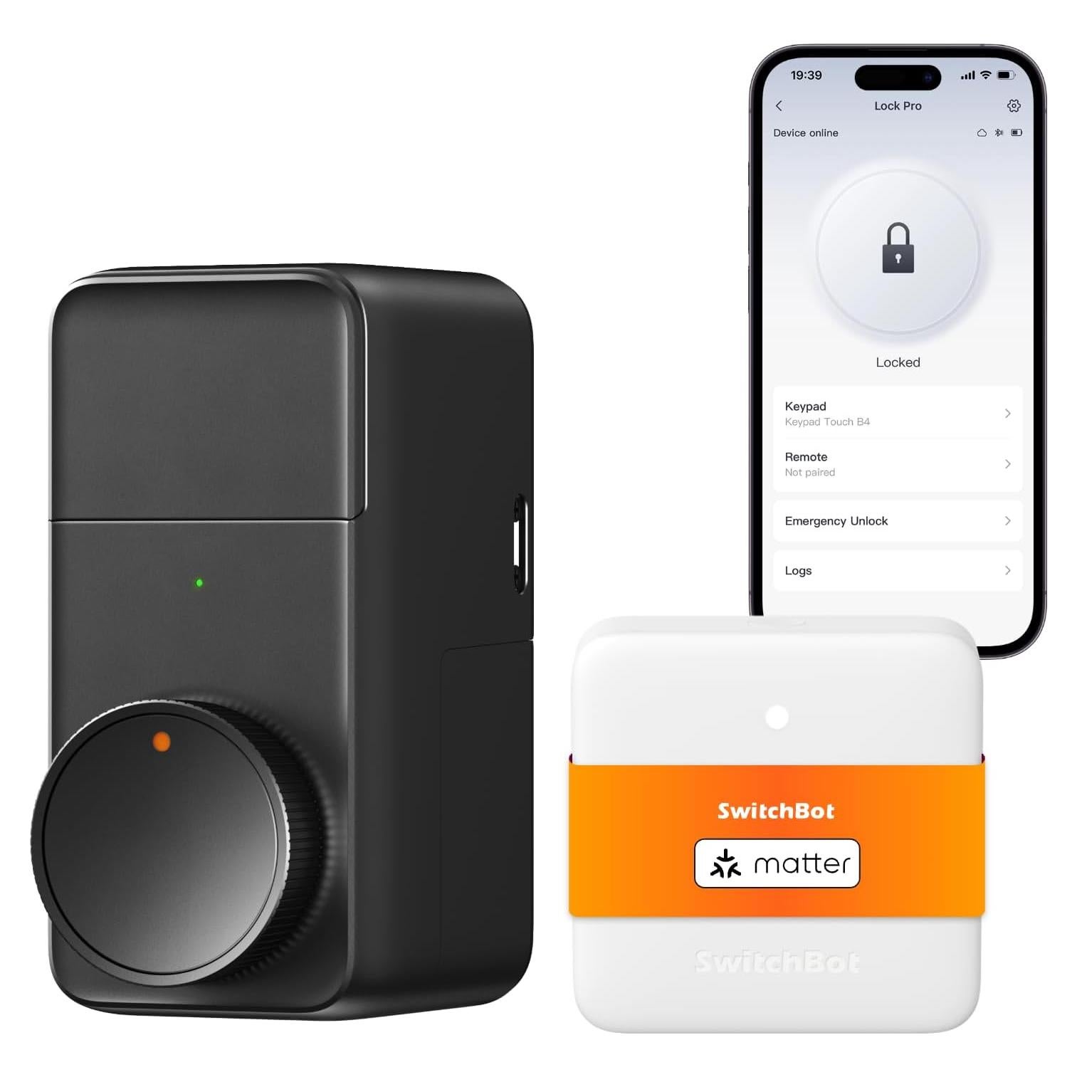 Cerradura Inteligente SwitchBot Lock Pro WiFi, Doble Cilindro