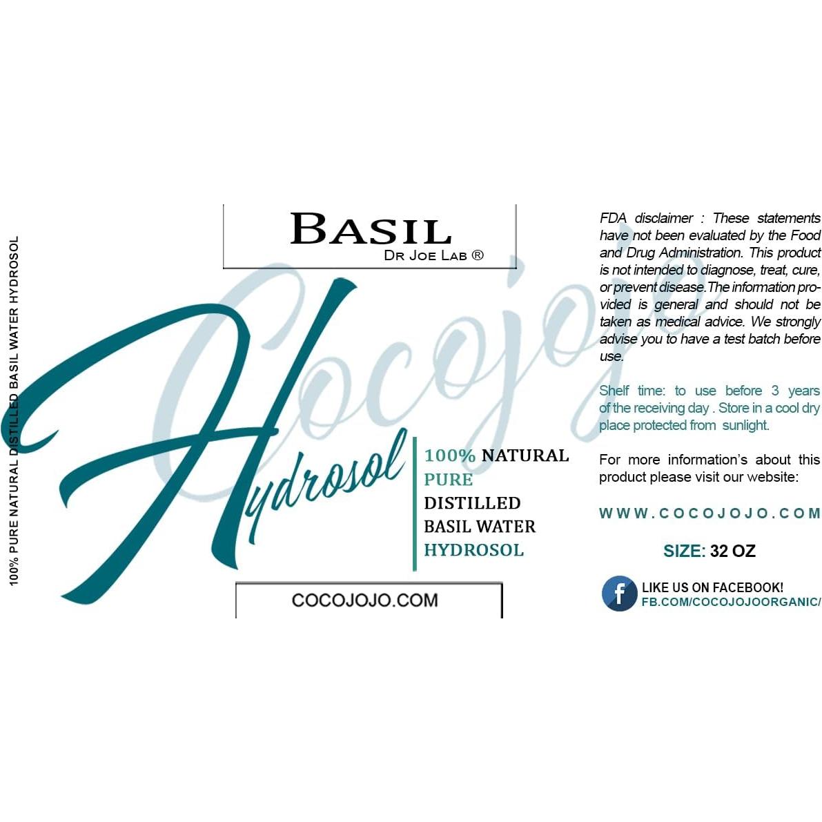 Hidrosol de Albahaca Cocojojo 907g - Bruma Facial Hidratante