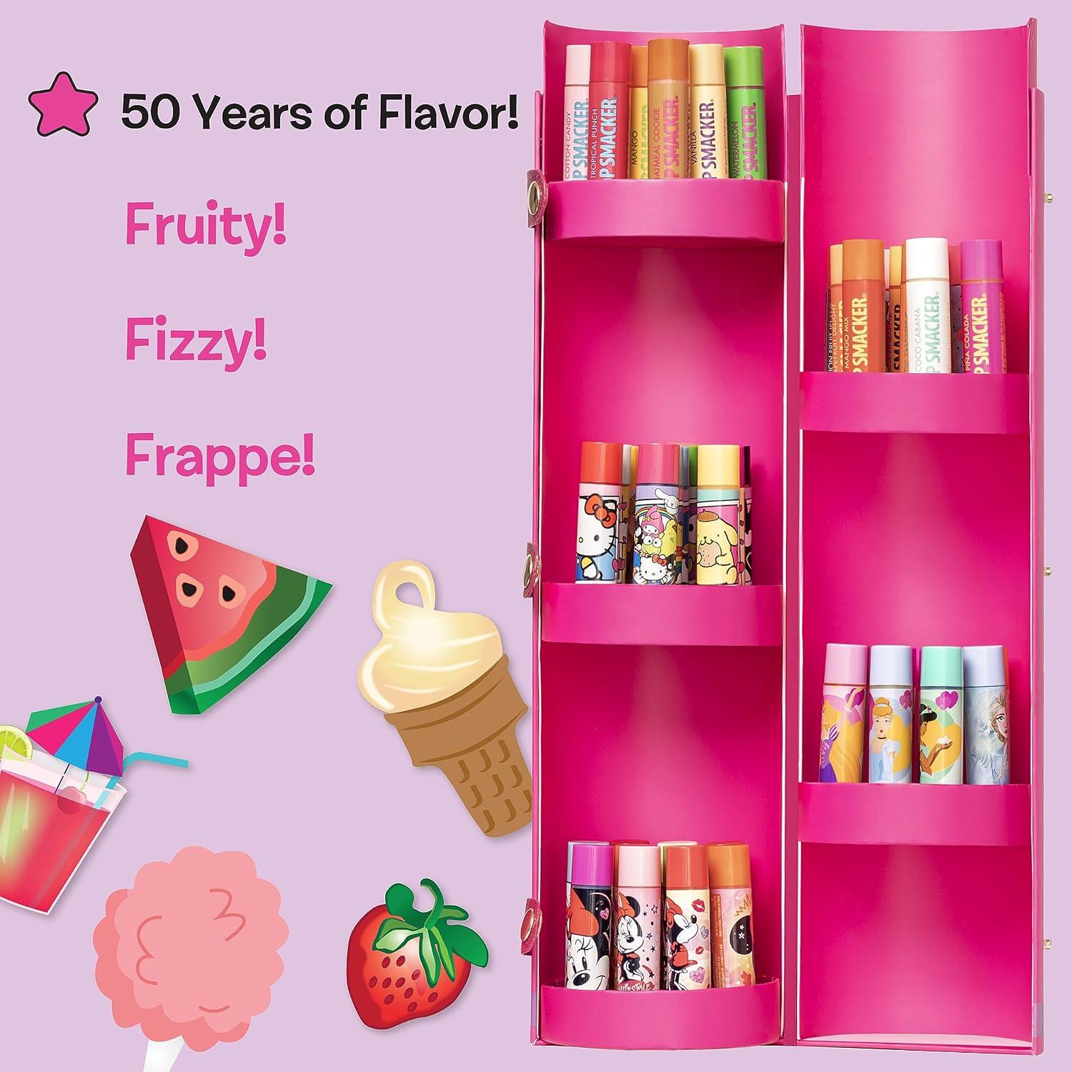 Cofre Balsamos Labiales Lip Smacker 50 Años 50 Piezas