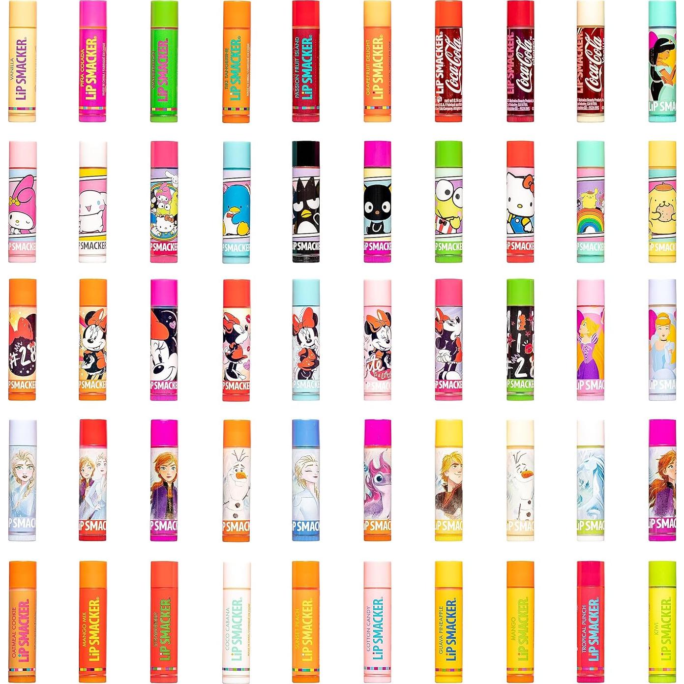 Cofre Balsamos Labiales Lip Smacker 50 Años 50 Piezas