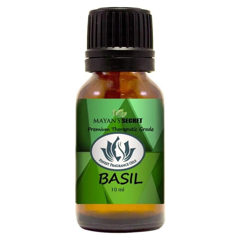 Aceite Esencial de Albahaca 100% Puro 10ml Secreto de los Mayas