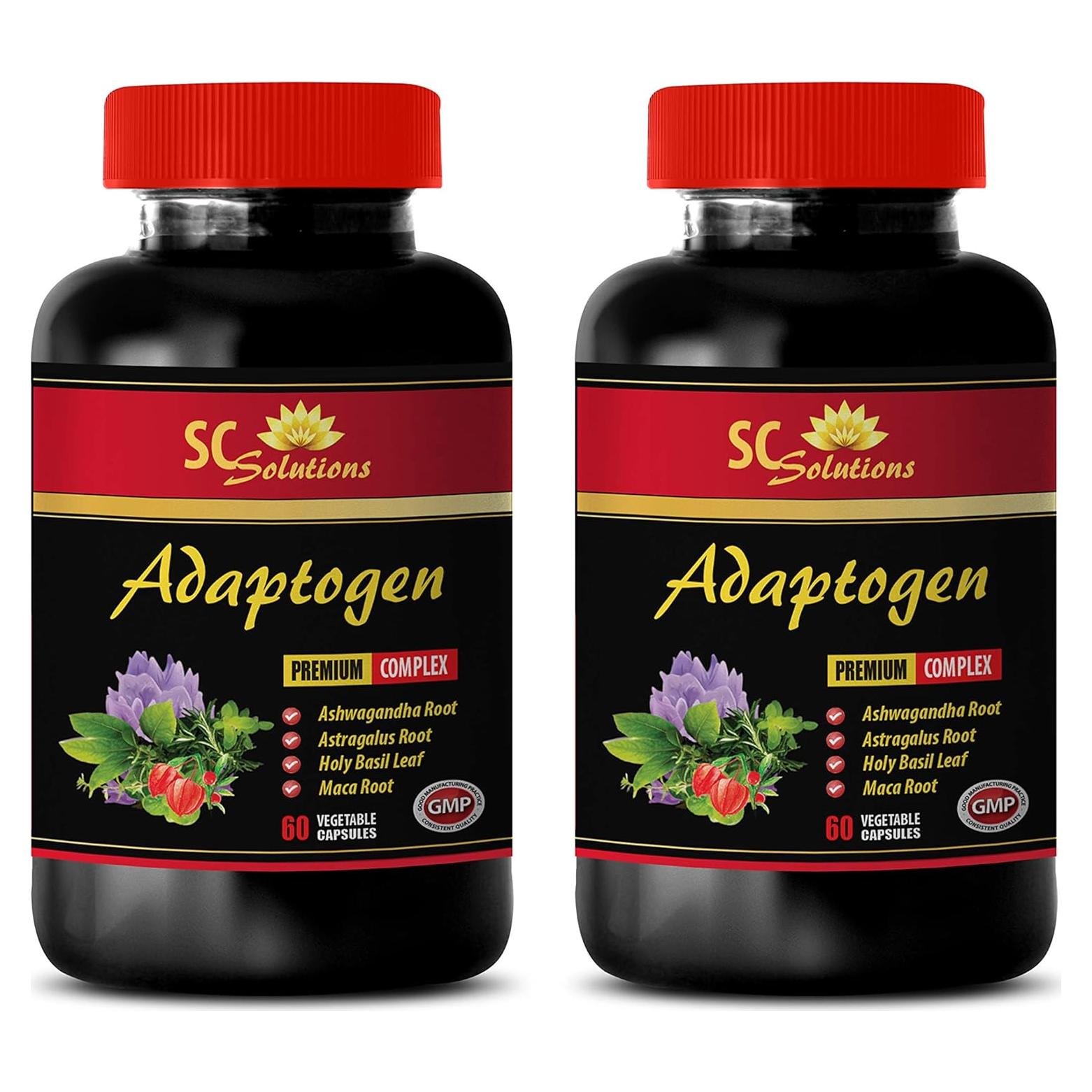 Suplemento Adaptógeno Natural 2Bot - Ginseng, Maca, Amla