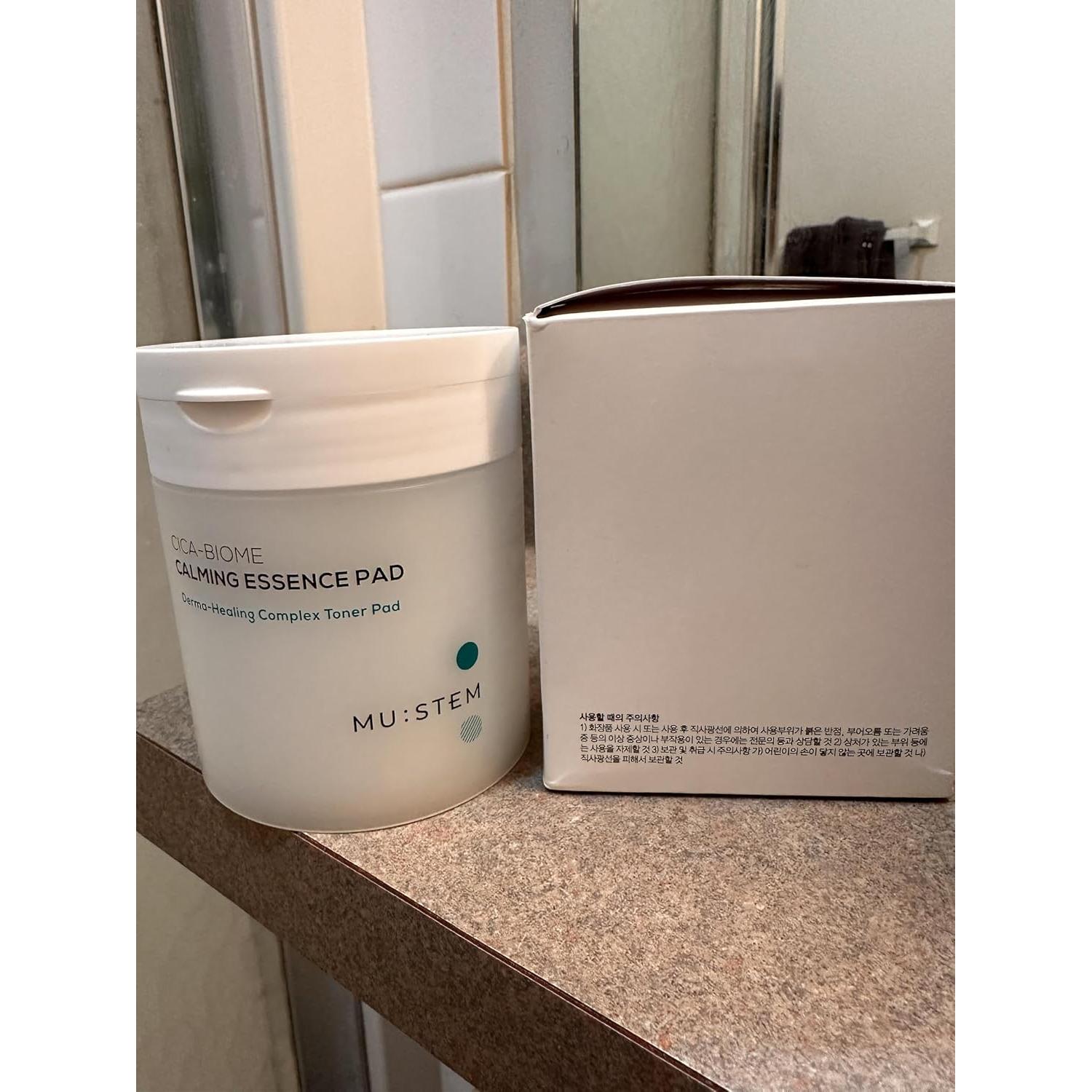 Pads de Esencia Calmante MU: STEM - 60 Unidades Hipoalergénicas