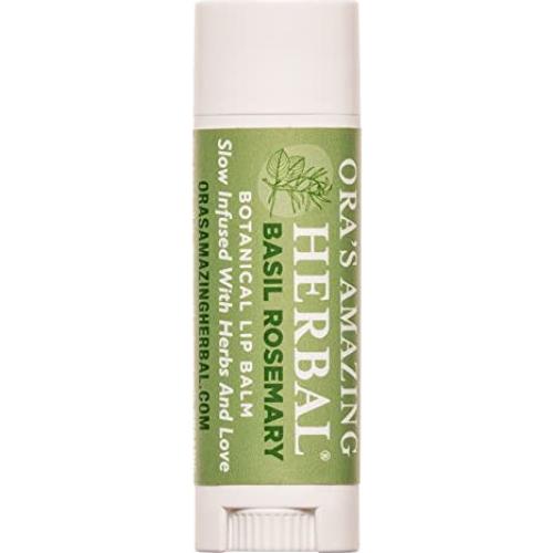 Bálsamo Labial Natural Albahaca Romero 2 Paquete 4.54g