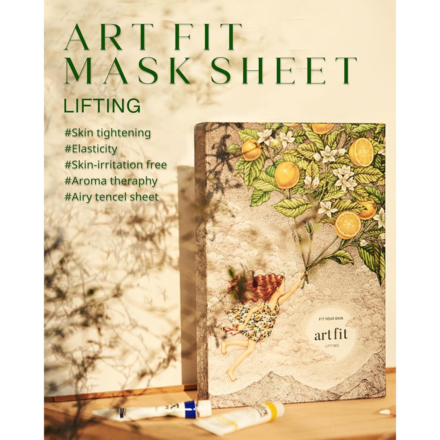 Máscara Facial Hidratante Lifting Art Fit - 5 Hojas Coreana