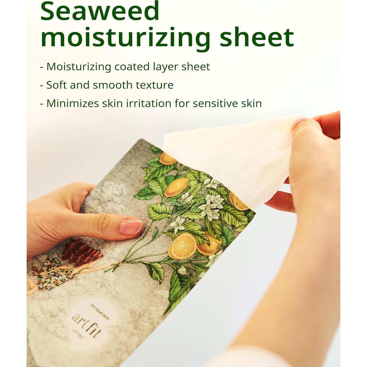 Máscara Facial Hidratante Lifting Art Fit - 5 Hojas Coreana