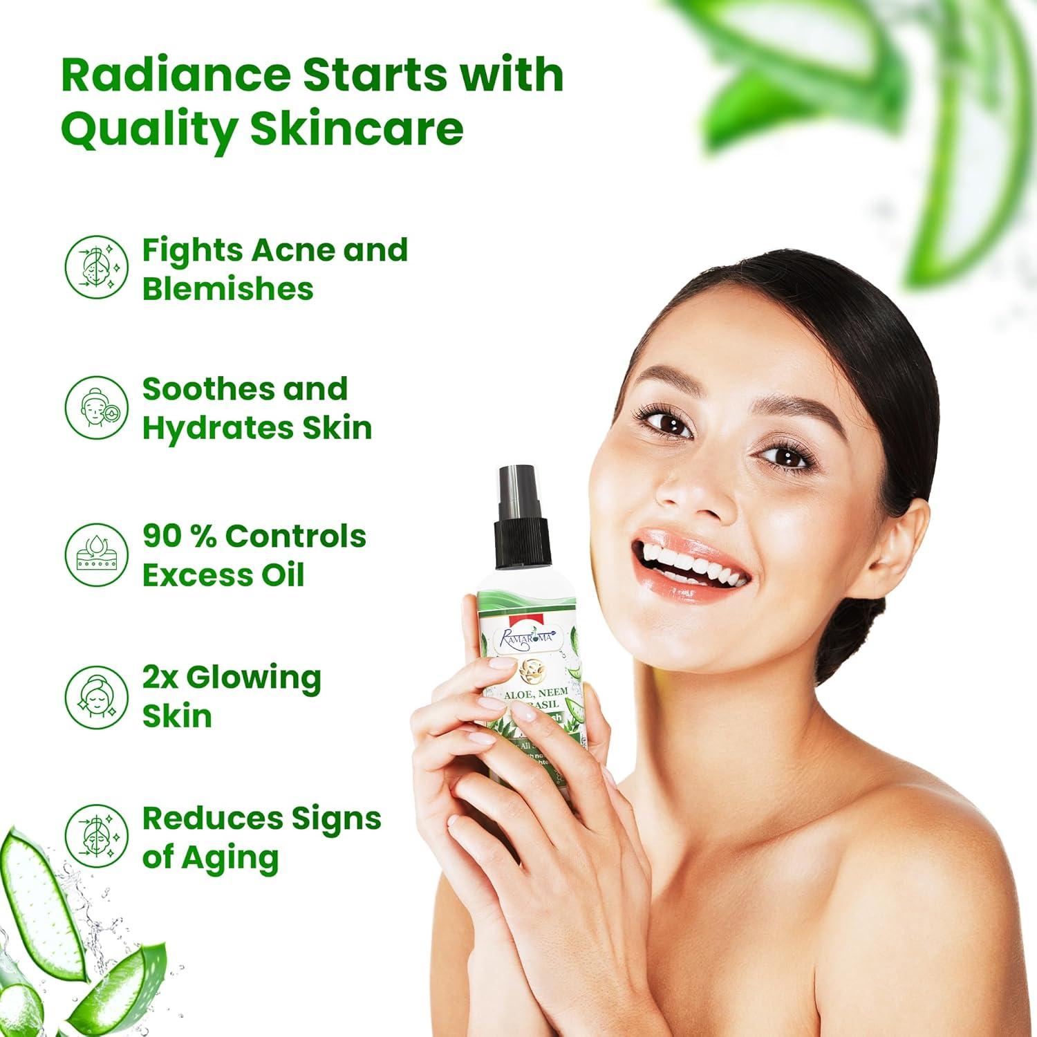 Limpieza Facial Ramaroma Aloe Neem Albahaca 100ml