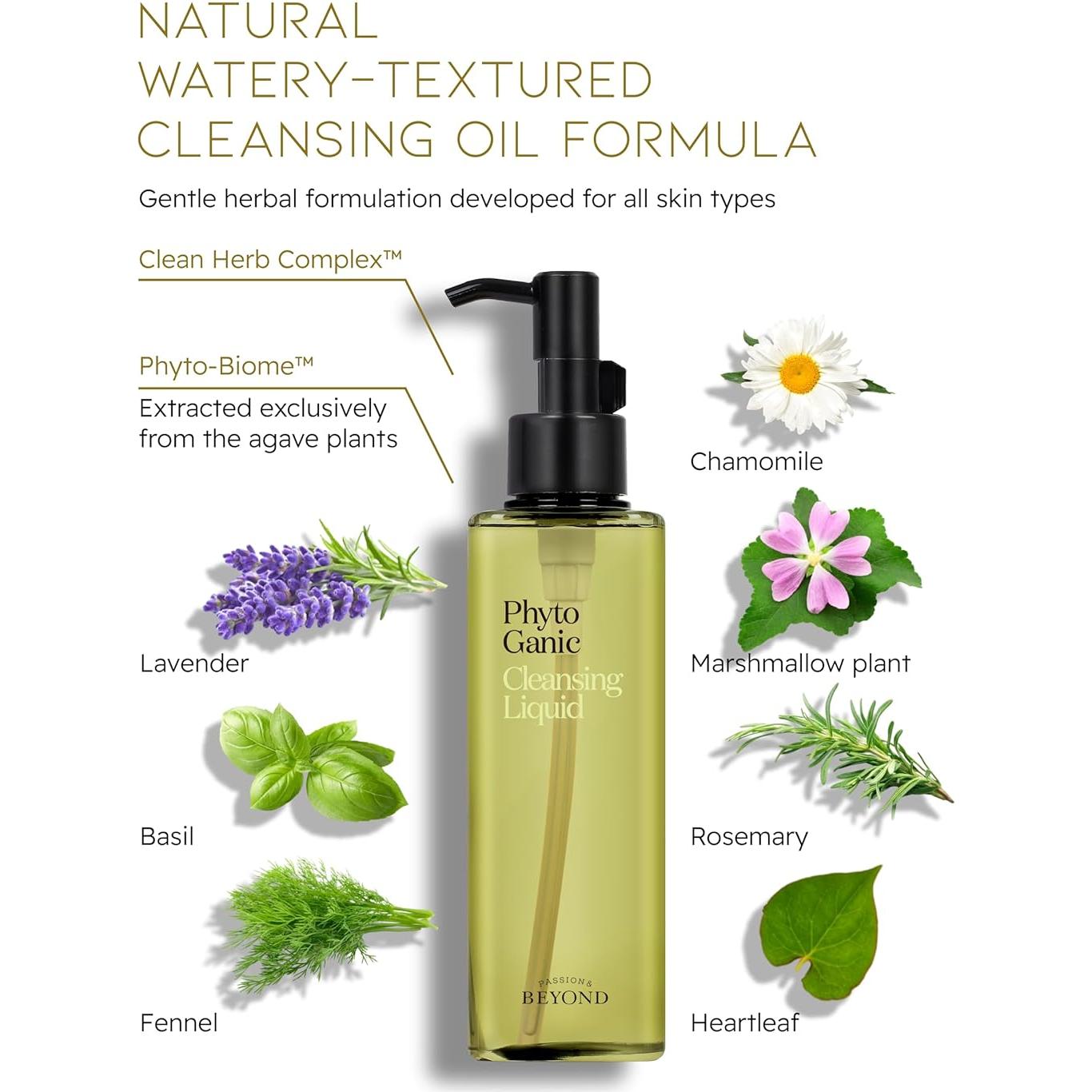 Limpiador Facial BEYOND Phytoganic 200ml - Vegano Coreano