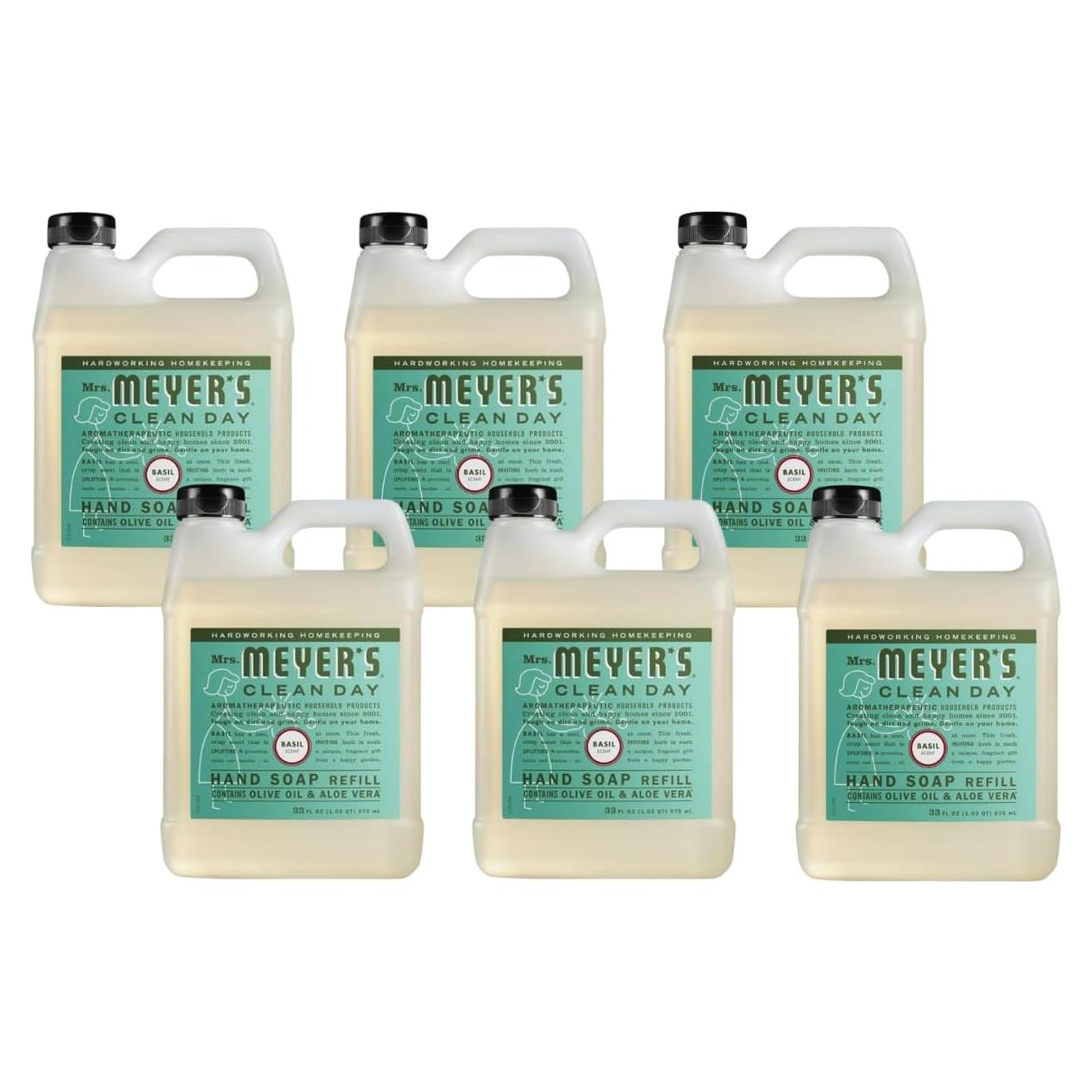 Recarga de Jabón MRS MEYERS CLEAN DAY Albahaca 1.2L (Pack 6)
