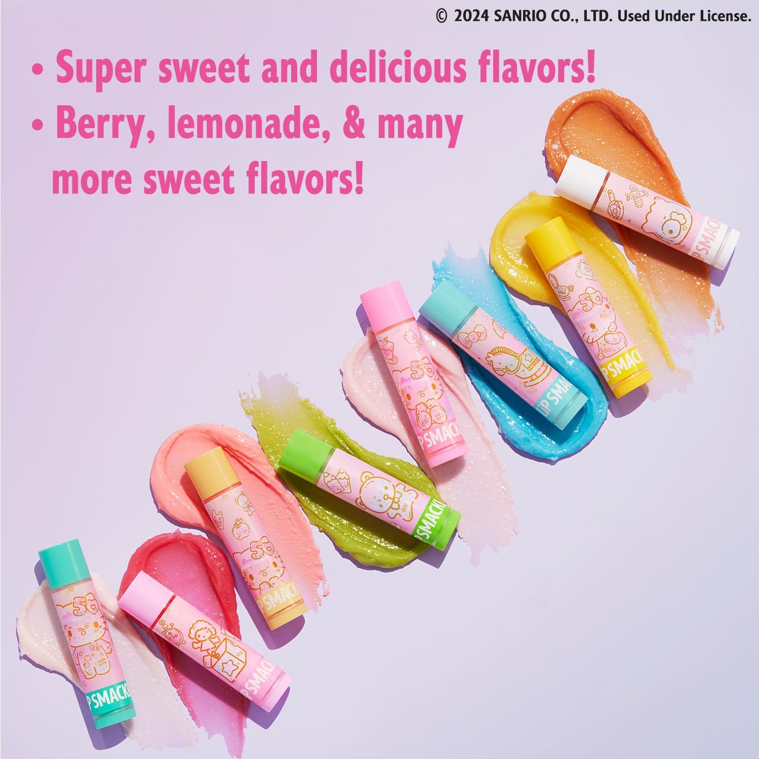 Bálsamos Labiales Lip Smacker Hello Kitty 50 Aniversario 8 Pzs