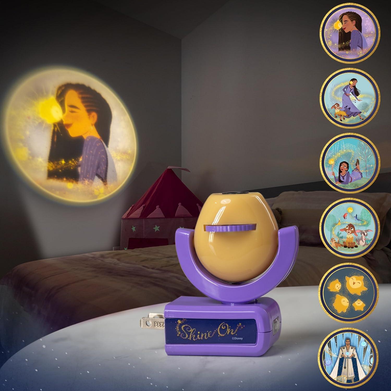 Proyector LED Disney Wish 80089 Luz Nocturna Multicolor