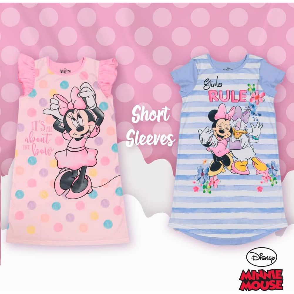 Pijamas Disney para Niñas 3 Piezas Talla 2-8 Suaves
