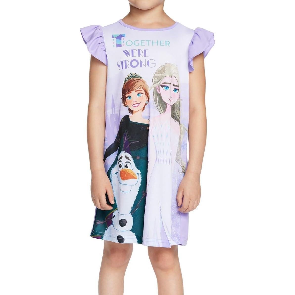 Pijamas de Noche Disney para Niñas - 3 Piezas Suaves