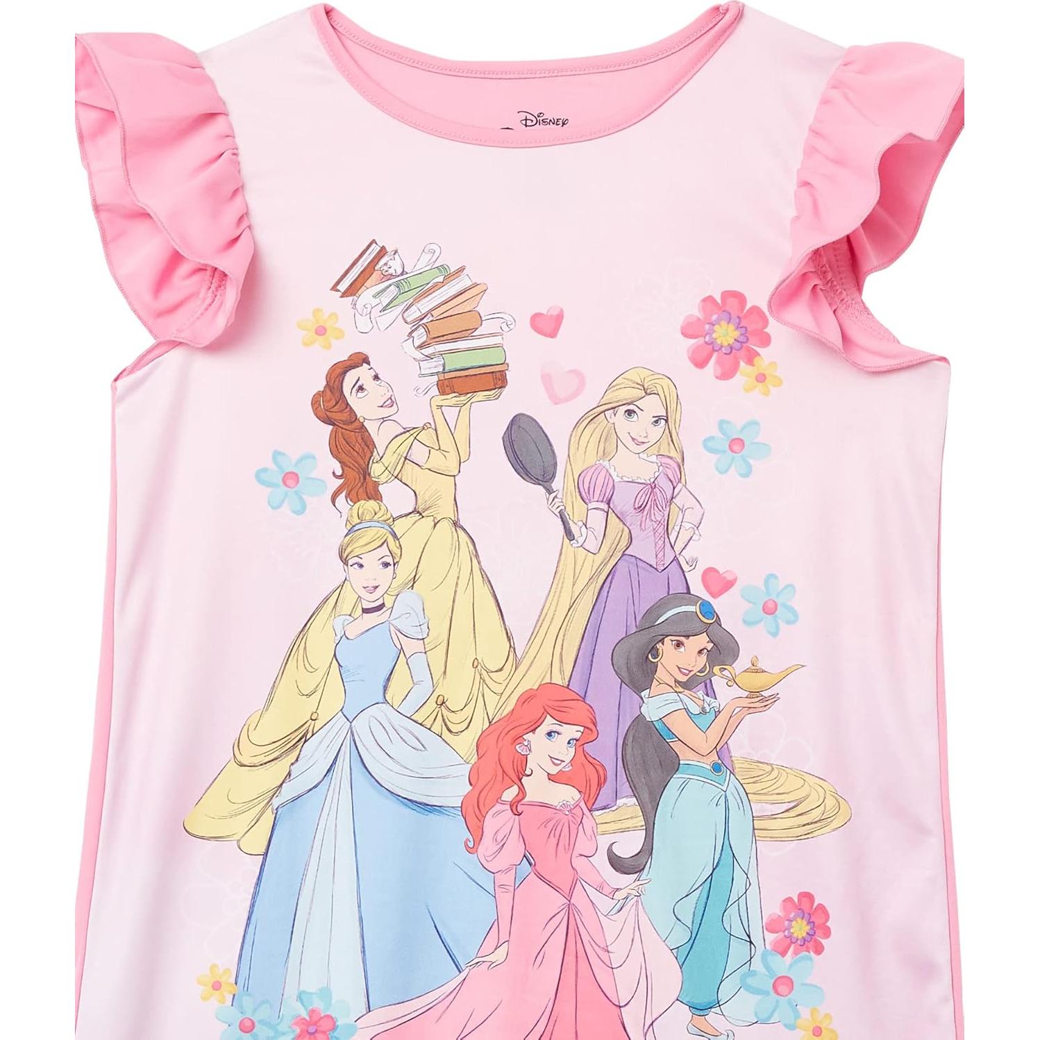 Pijamas de Noche Disney para Niñas - 3 Piezas Talla 4