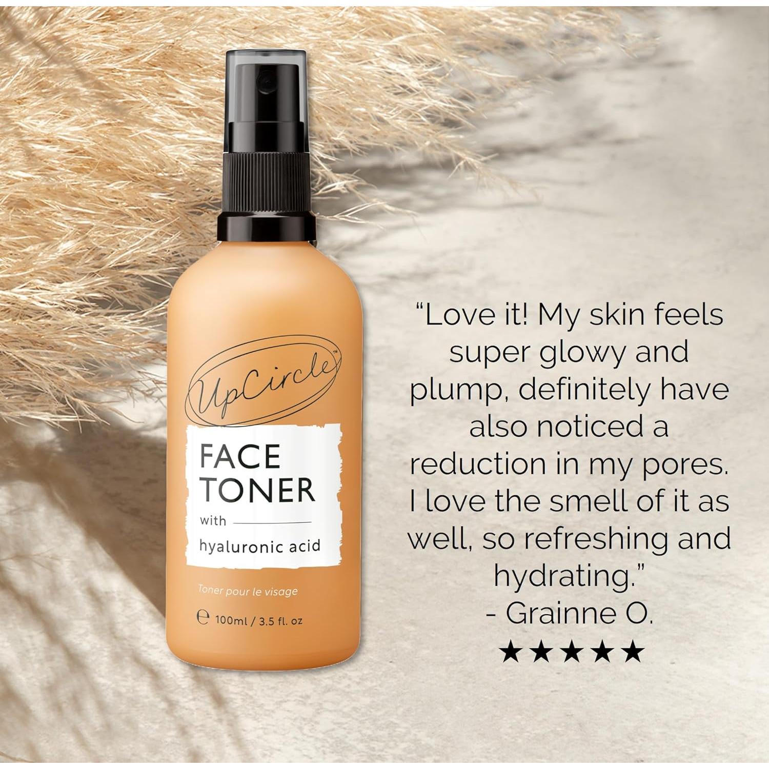 Tónico Facial UpCircle 99ml con Ácido Hialurónico y Salicílico