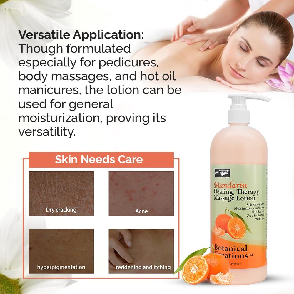 Loción de Masaje Terapéutica ProNail 907 g - Hidratante para Manos y Pies